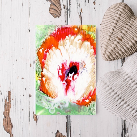 Original ACEO - Miniature Floral Painting - Blooming Magic 163 - Picture 5 of 5